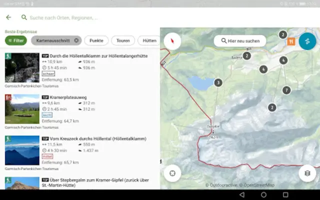 Zugspitz Region android App screenshot 1