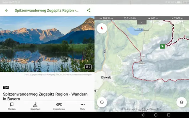 Zugspitz Region android App screenshot 2